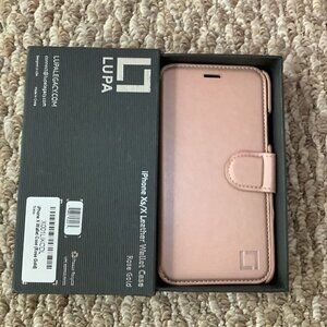 Lupa iPhone X Wallet Case, Durable and Slim, Lightweight with Classic Design New